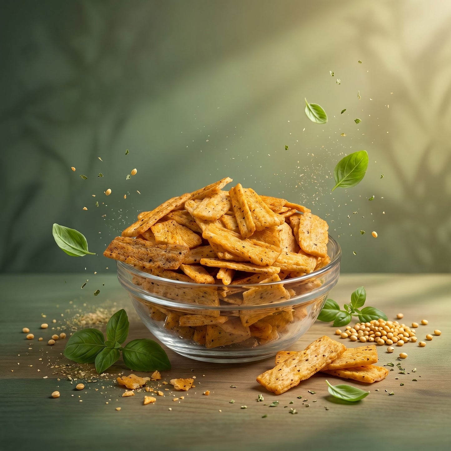 BAKED JOWAR BASIL CHIPS
