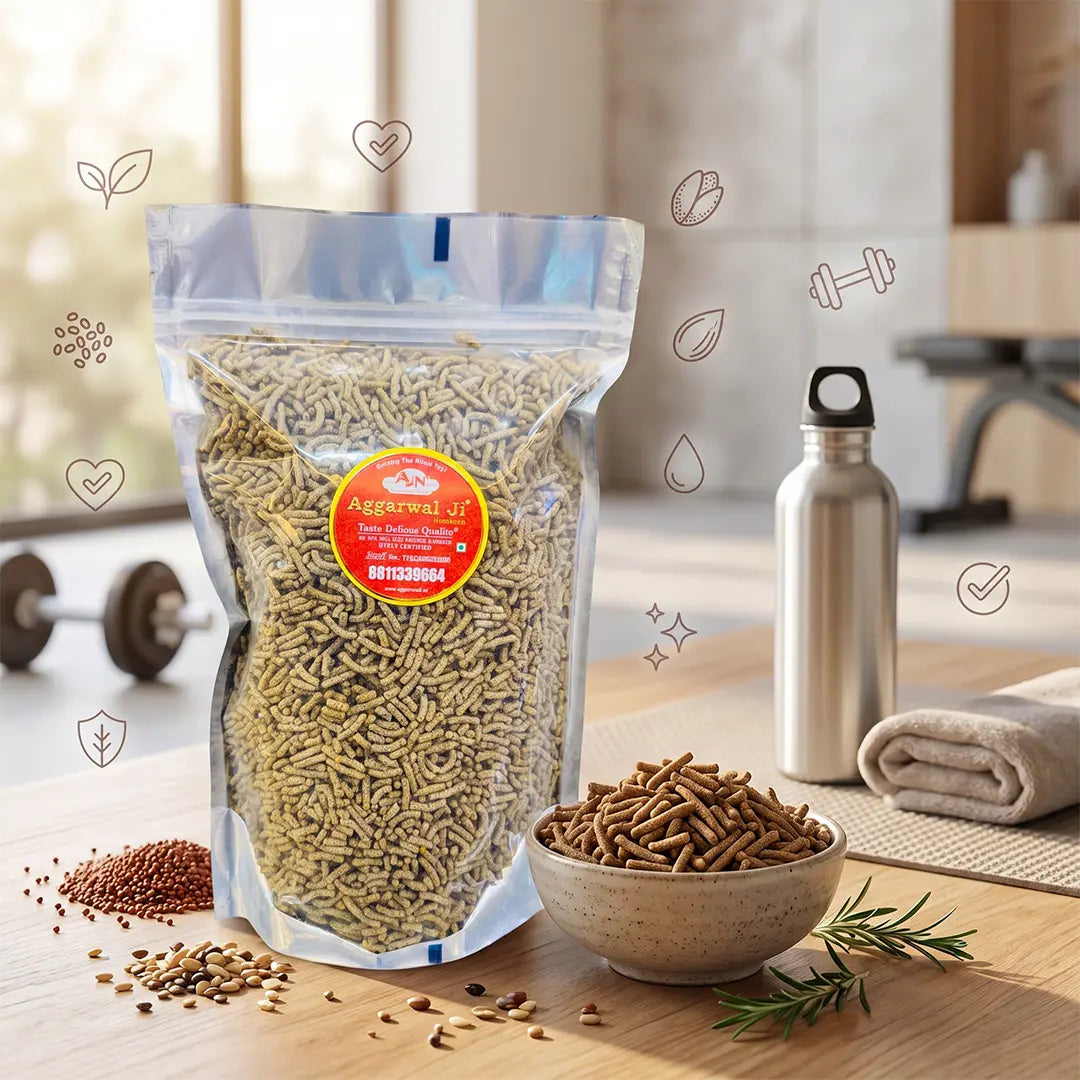 Baked Ragi Sev