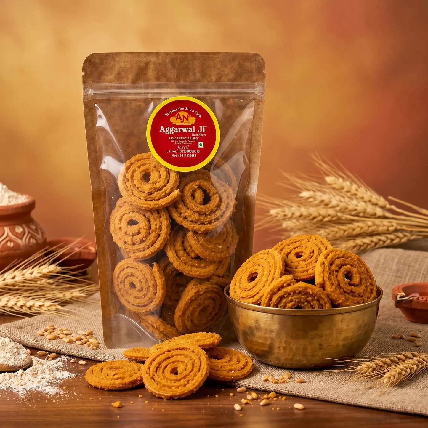 ATTA CHAKLI (WHEAT CHAKLI)