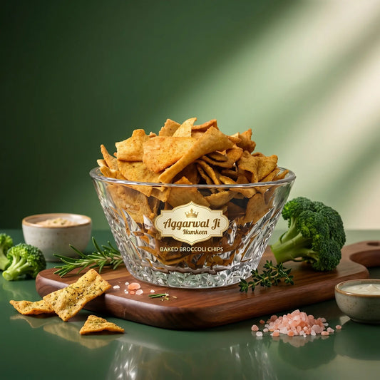 BAKED BROCCOLI CHIPS