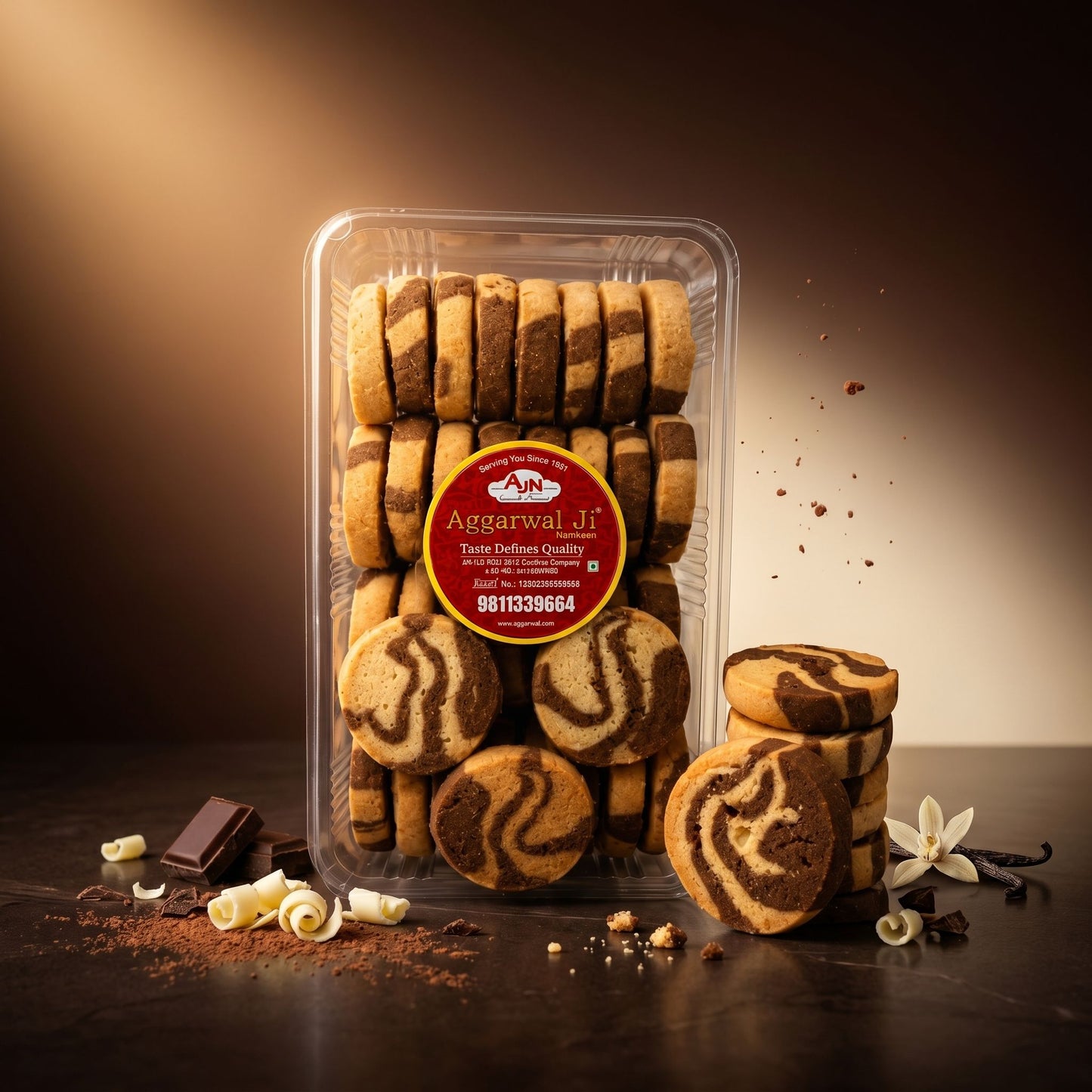 CHOCOLATE MARBLE COOKIES