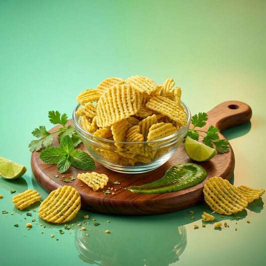 CORN RUFFLES GREEN CHUTNEY