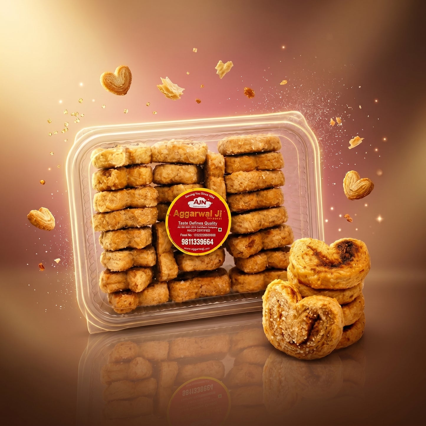 FRENCH HEART ( SWEET HEART PUFF )