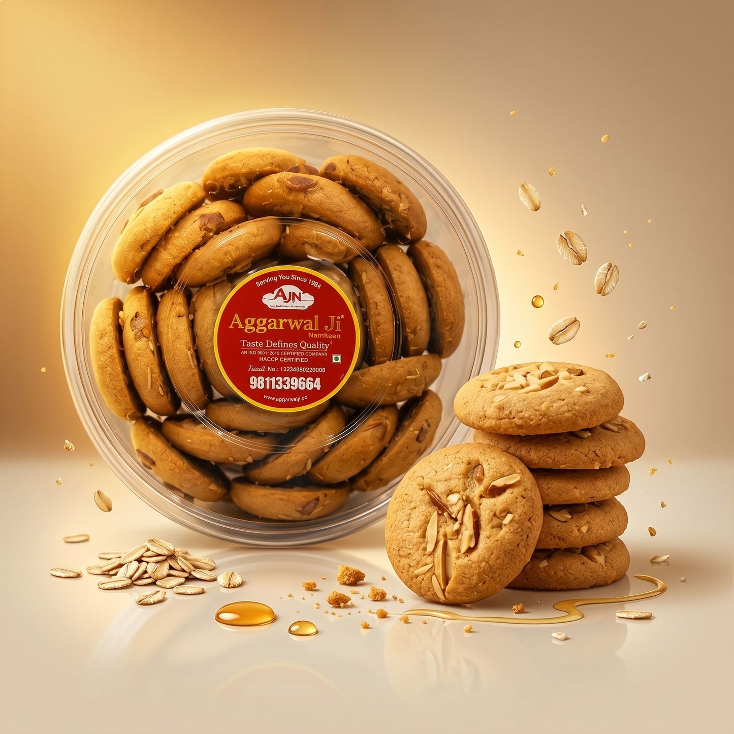HONEY ALMOND COOKIES