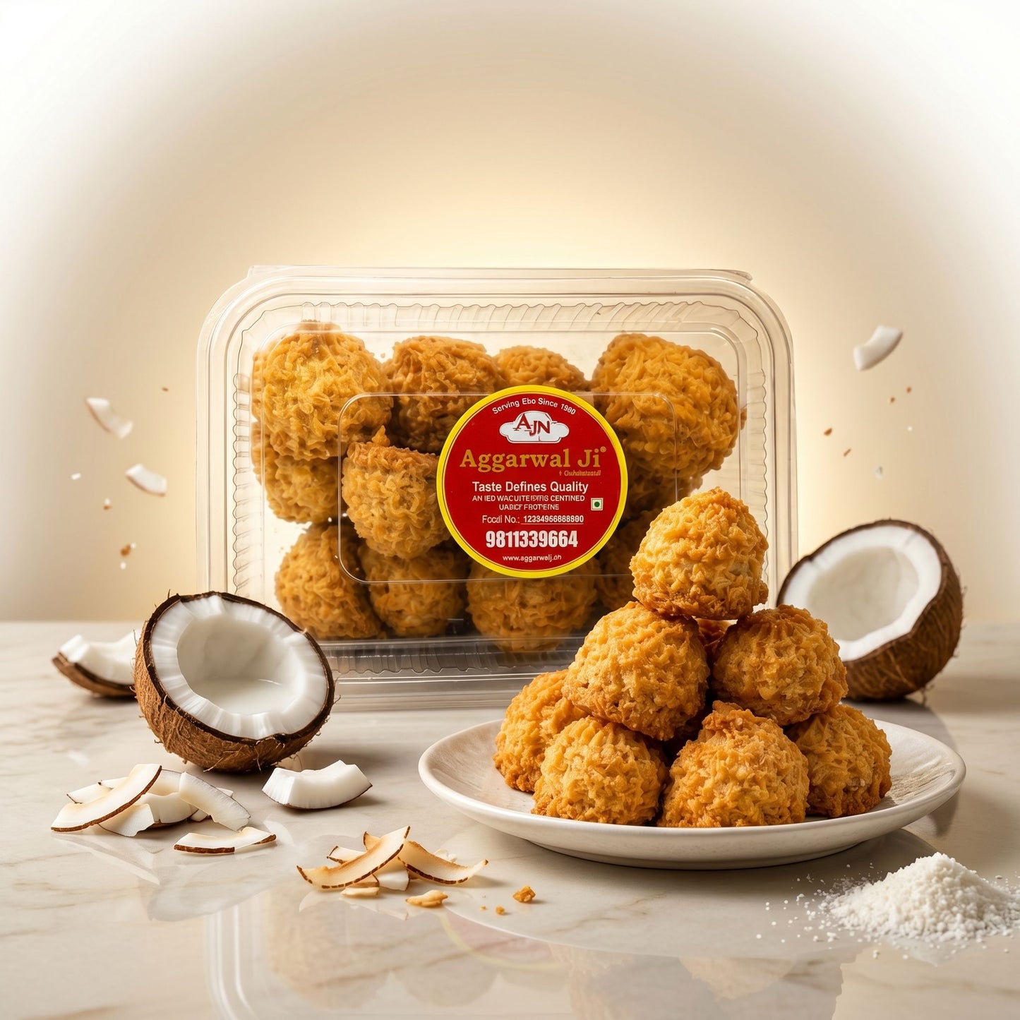 PURE COCONUT MACROON (VRAT)