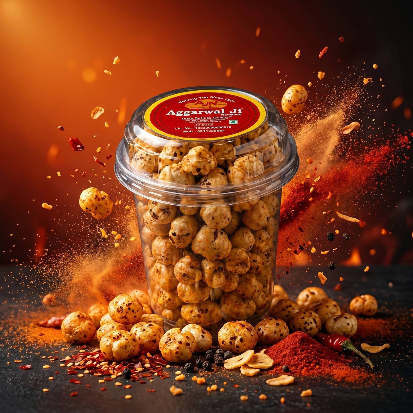 ROASTED MAKHANA PERI PERI